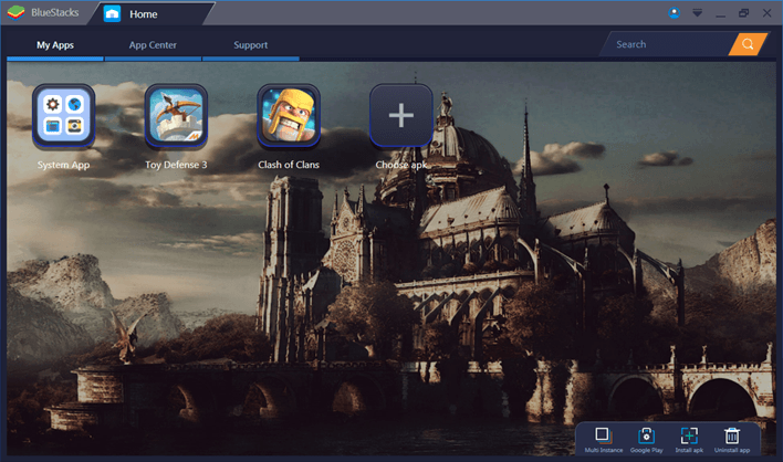 Bluestacks & DroidOS 1